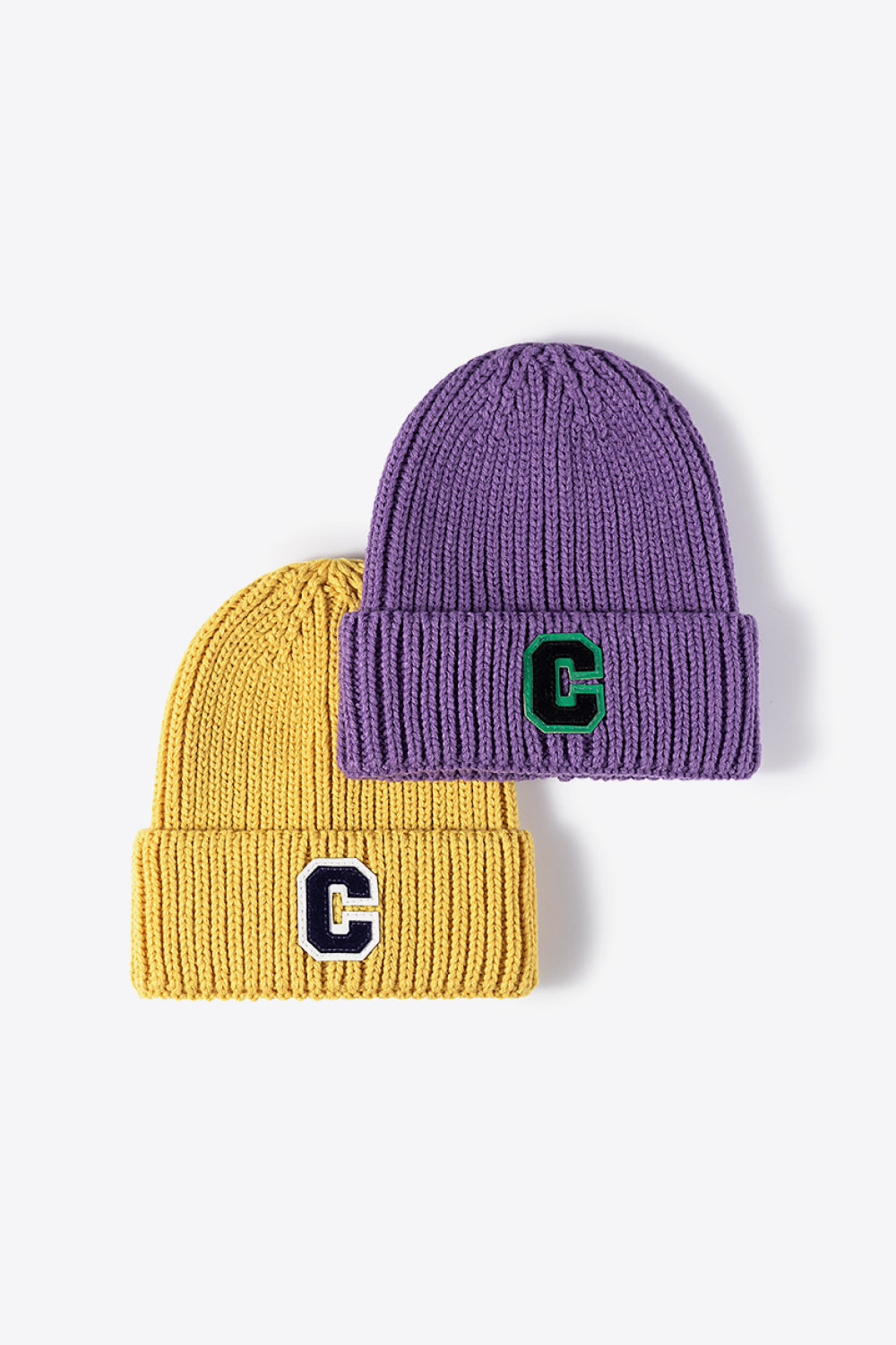 AHTC - Letter C Patch Cuffed Beanie