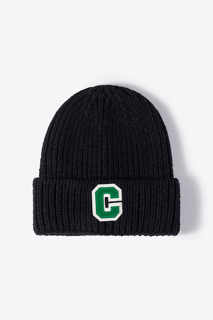 AHTC - Letter C Patch Cuffed Beanie