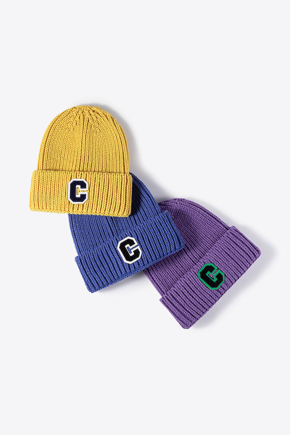 AHTC - Letter C Patch Cuffed Beanie