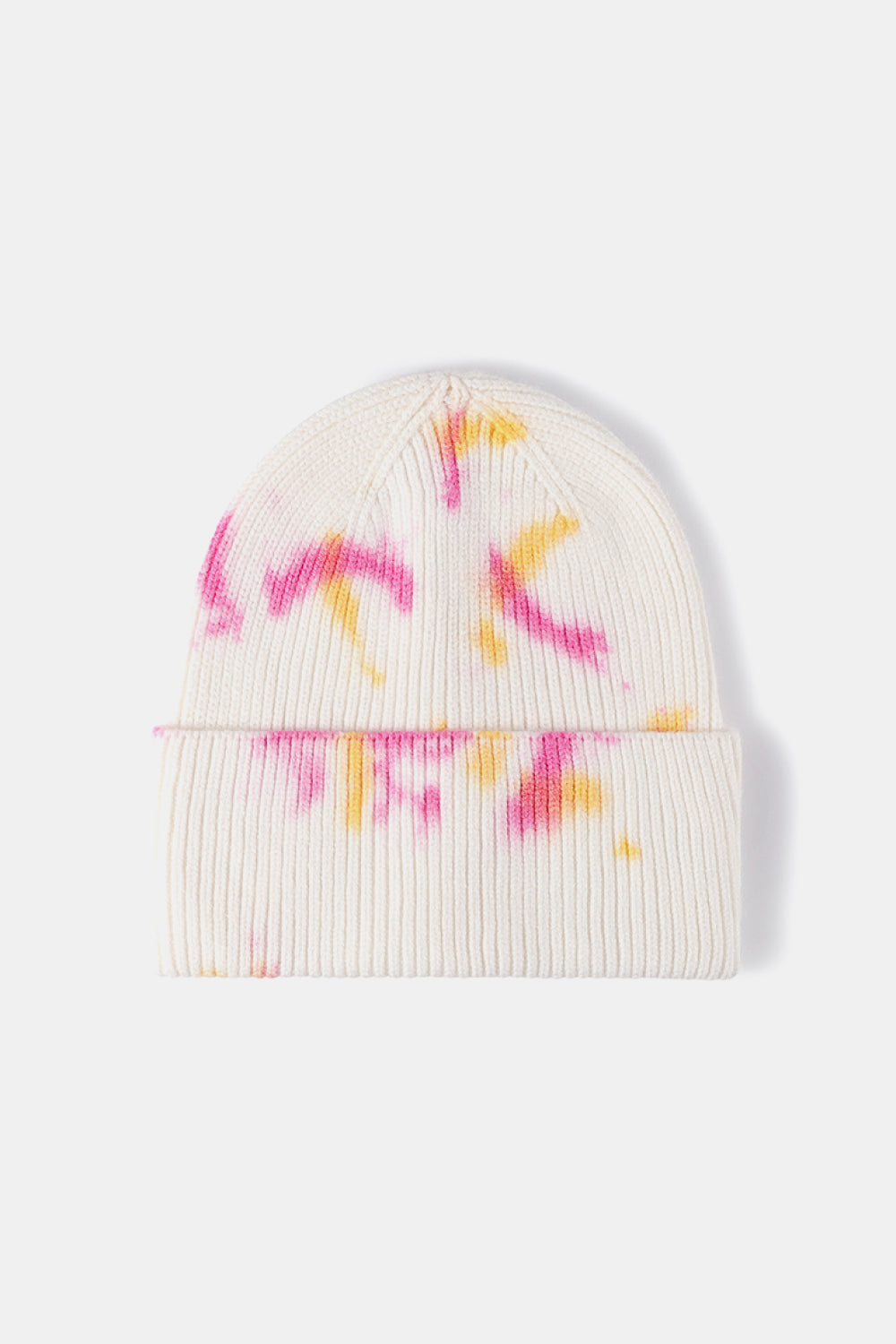 AHTC - Tie-Dye Cuffed Rib-Knit Beanie Hat