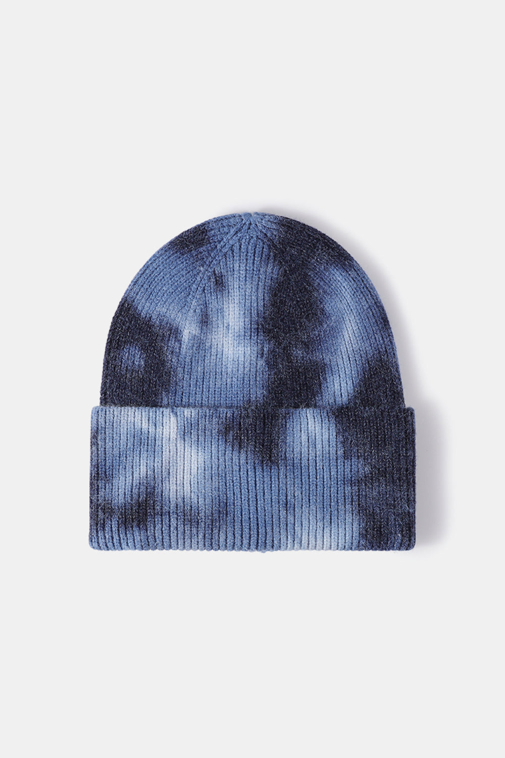 AHTC - Tie-Dye Cuffed Rib-Knit Beanie Hat