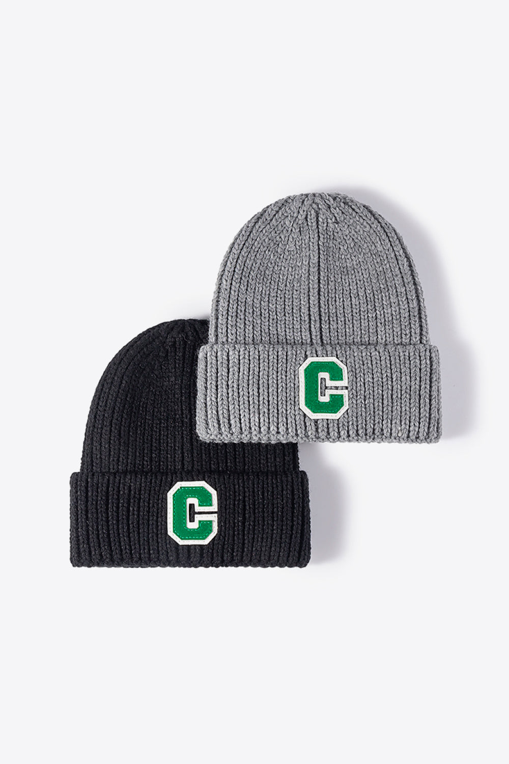 AHTC - Letter C Patch Cuffed Beanie