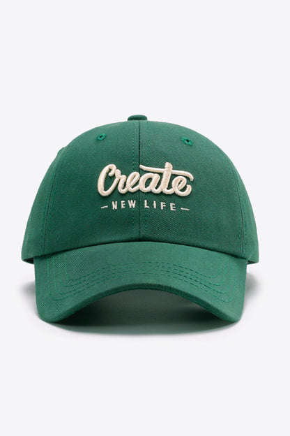 AHTC - CREATE NEW LIFE Adjustable Baseball Cap