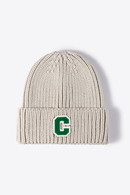 AHTC - Letter C Patch Cuffed Beanie