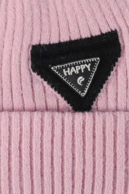 AHTC - HAPPY Contrast Beanie