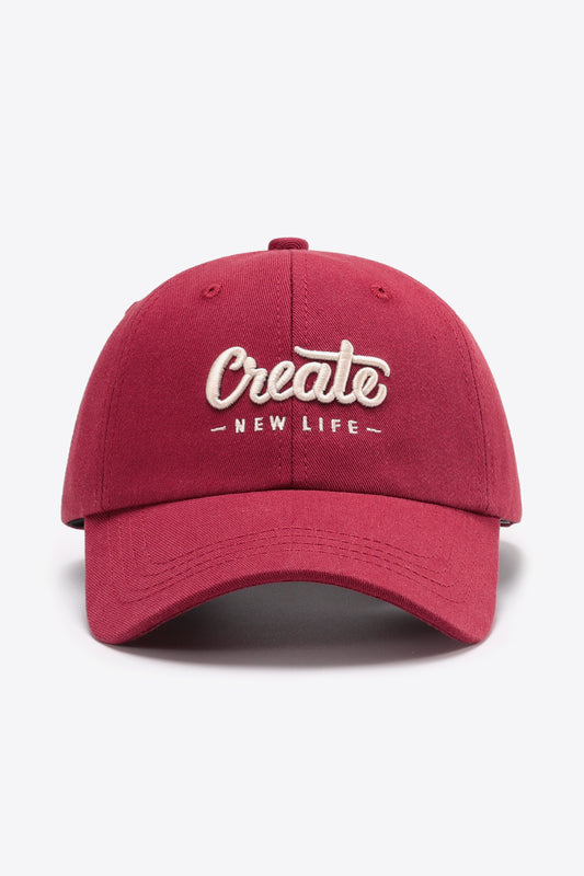 AHTC - CREATE NEW LIFE Adjustable Baseball Cap