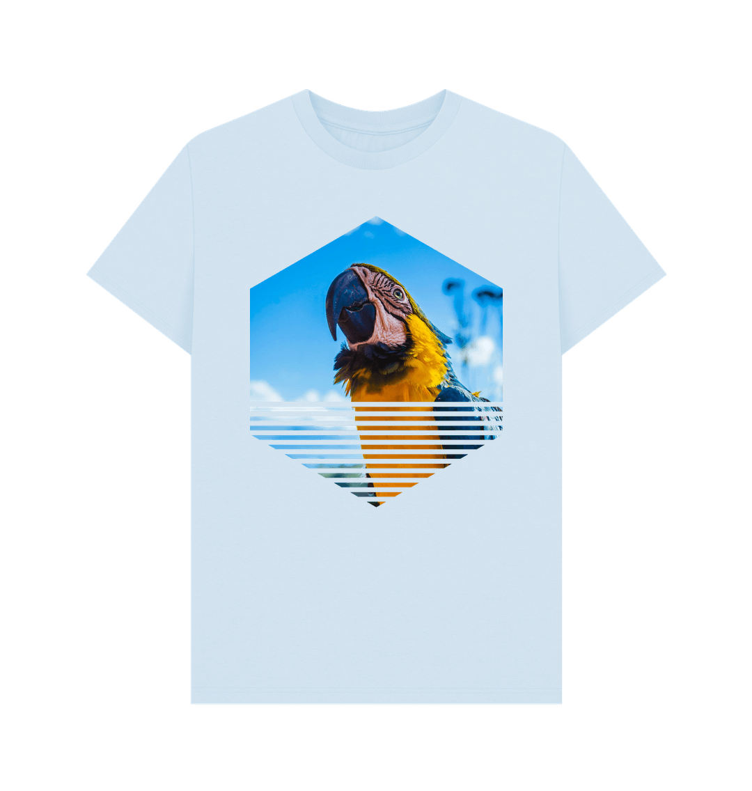 Sky Blue Printed T-shirt