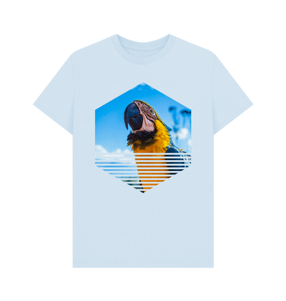 Sky Blue Printed T-shirt