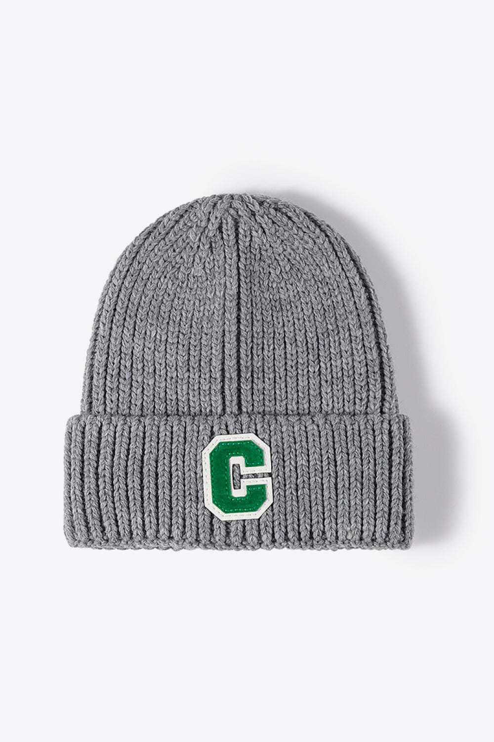 AHTC - Letter C Patch Cuffed Beanie