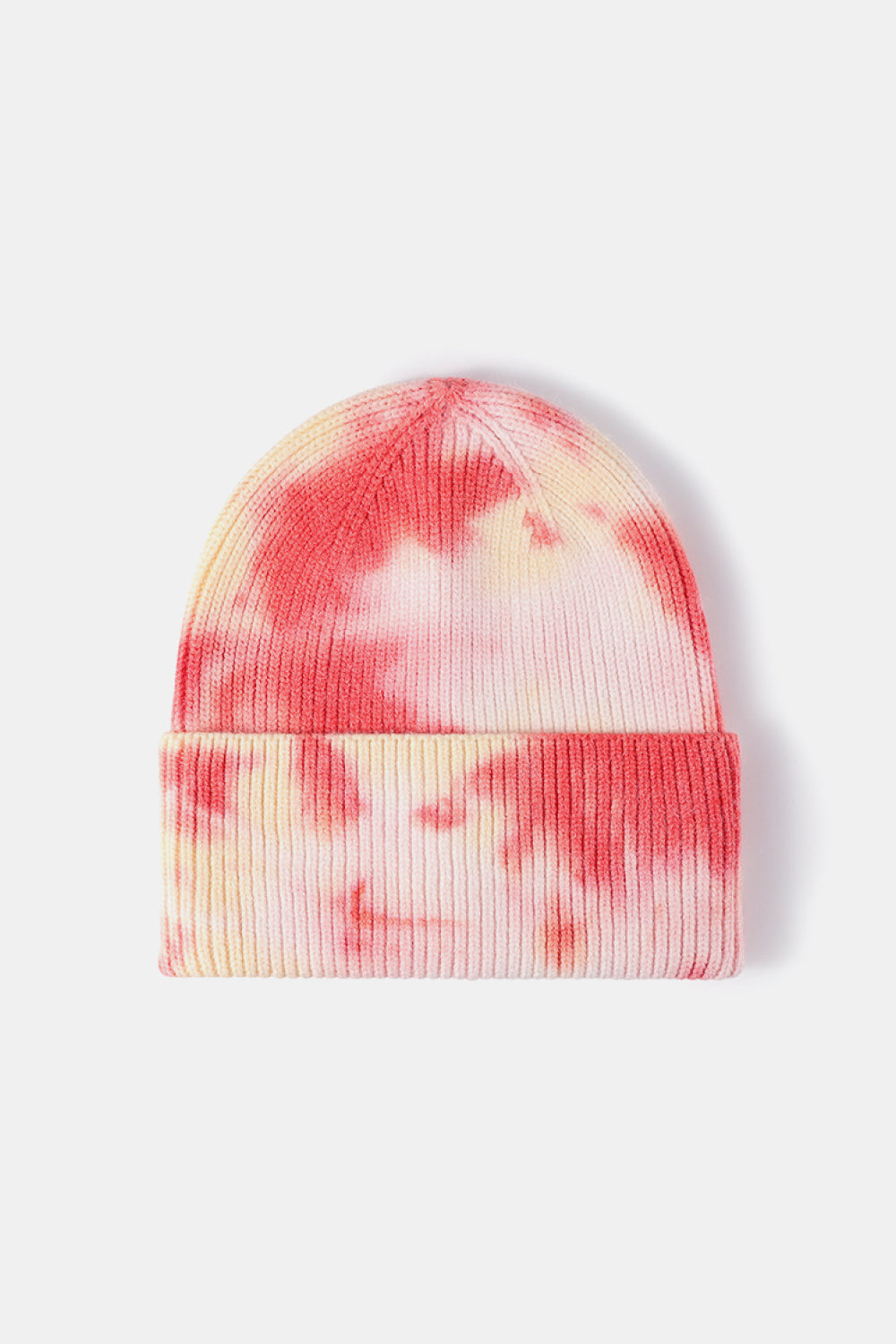 AHTC - Tie-Dye Cuffed Rib-Knit Beanie Hat