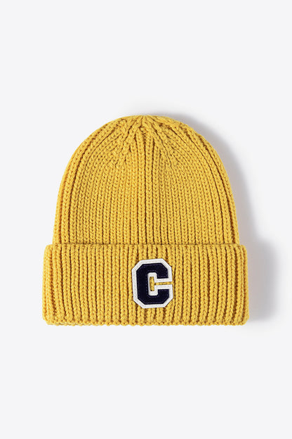 AHTC - Letter C Patch Cuffed Beanie