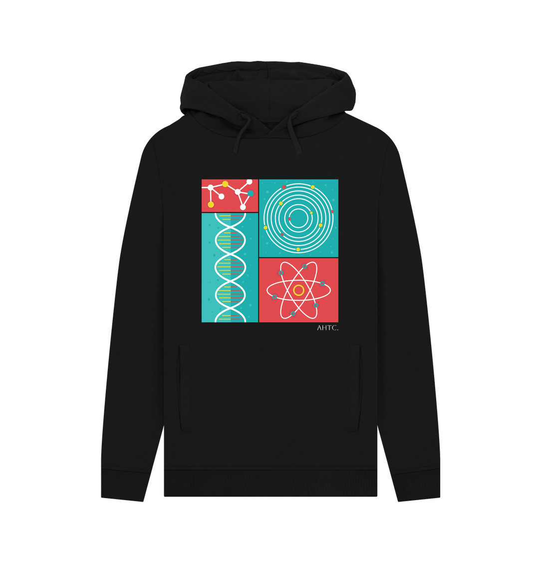 Black Printed Hoody