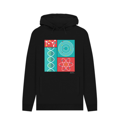 Black Printed Hoody