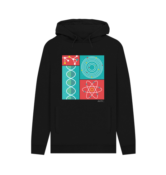 Black Printed Hoody