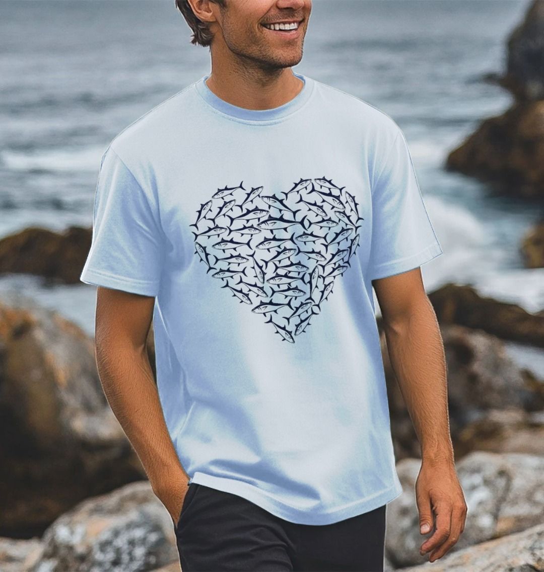 AHTC - SHARK HEART 100% Organic Cotton T-Shirt