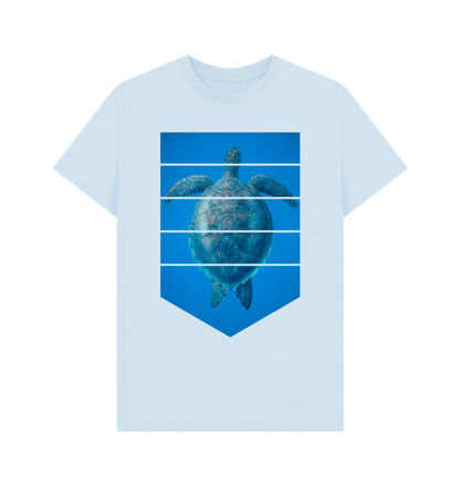 Sky Blue Printed T-shirt