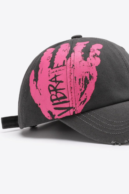 AHTC - VIBRA Graphic Distressed Adjustable Baseball Cap