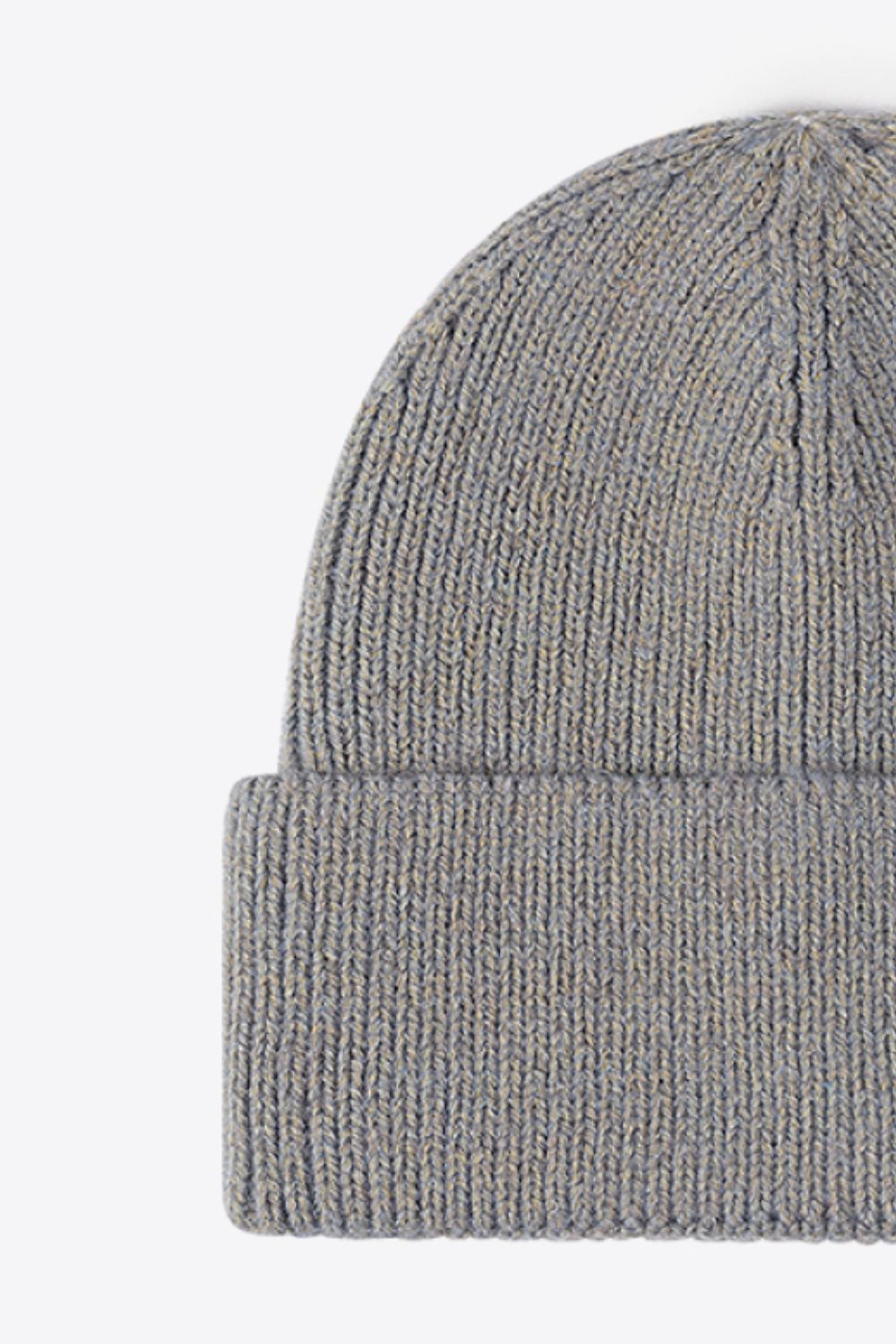 AHTC - Letter N Patch Cuffed Knit Beanie