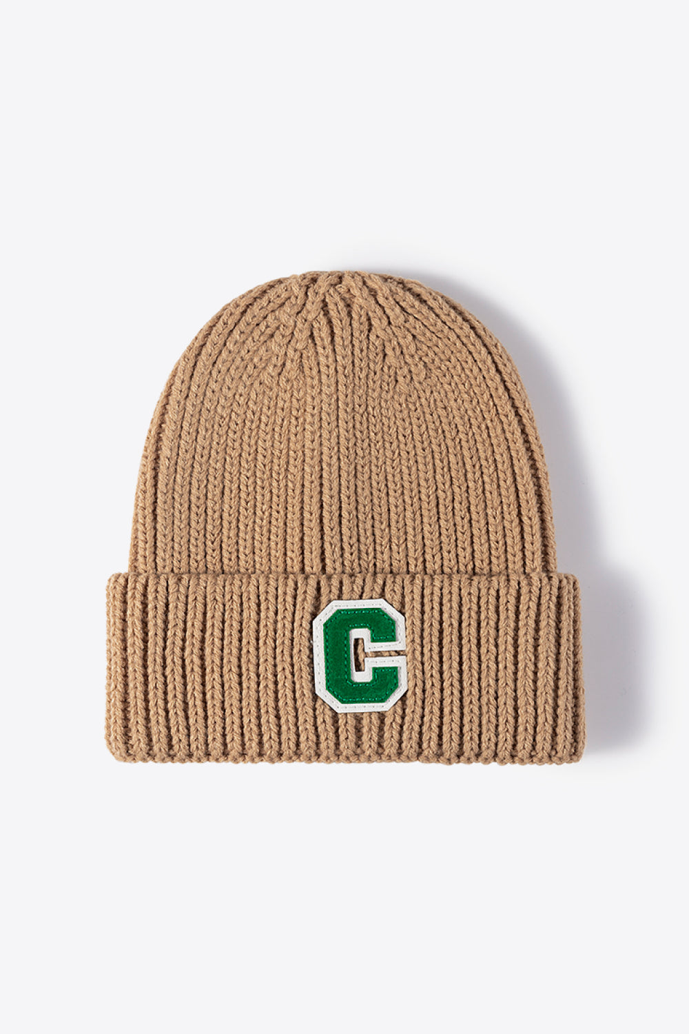 AHTC - Letter C Patch Cuffed Beanie