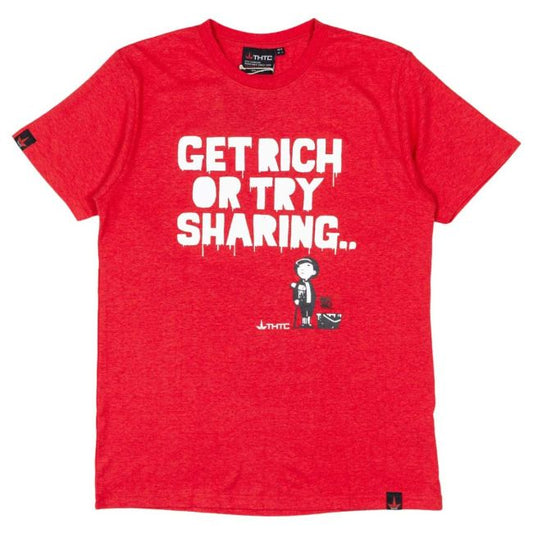 THTC - Get Rich or Try Sharing Hemp T-Shirt