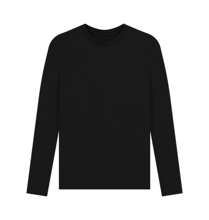 Black Printed Long Sleeve T Shirt