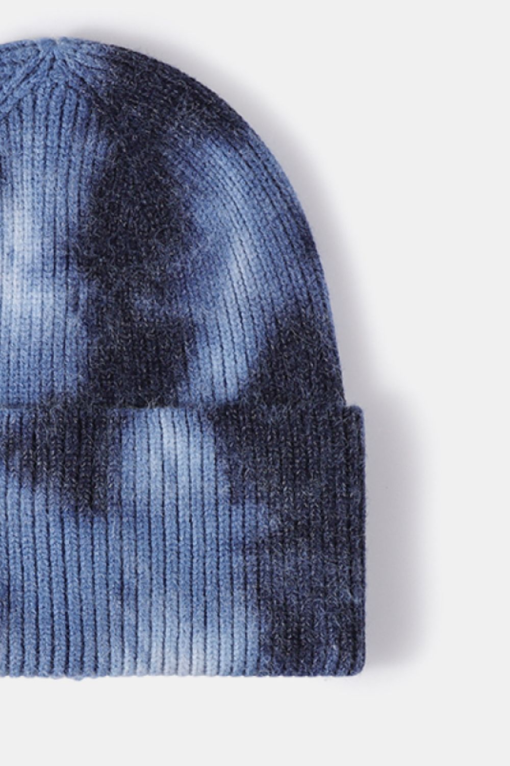 AHTC - Tie-Dye Cuffed Rib-Knit Beanie Hat