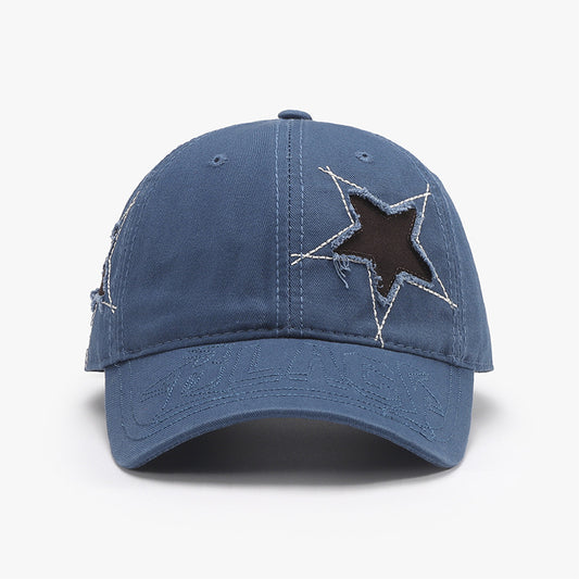 AHTC - Adjustable Star Raw Hem Cap