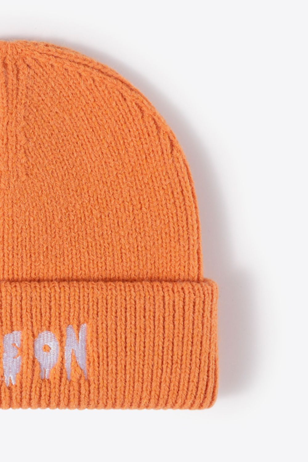 AHTC - COME ON Embroidered Cuff Knit Beanie