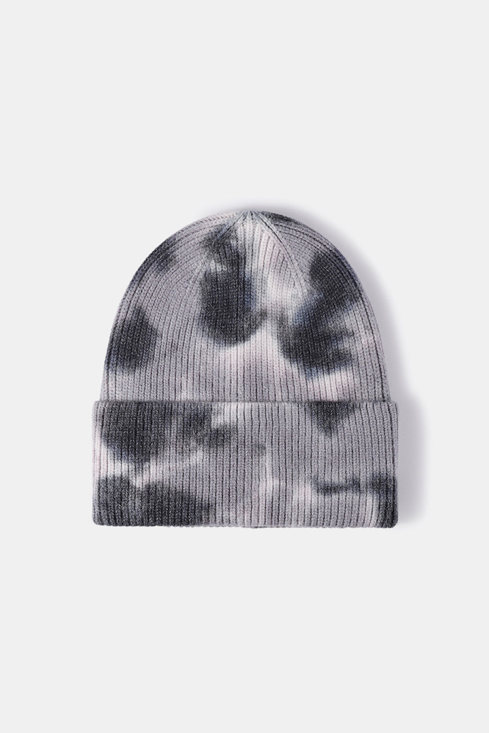 AHTC - Tie-Dye Cuffed Rib-Knit Beanie Hat