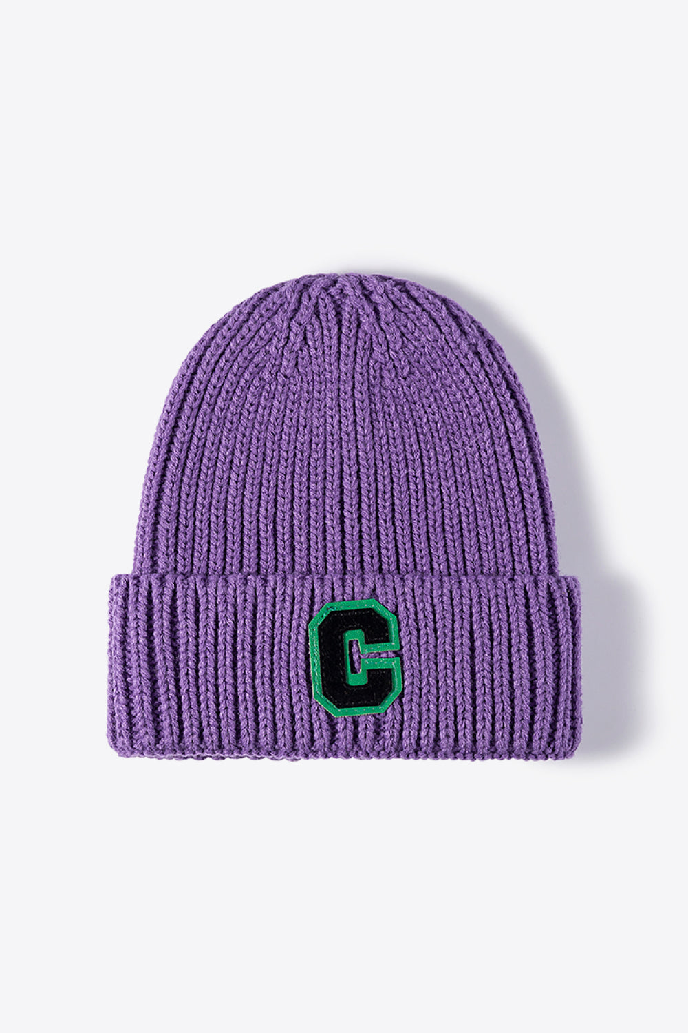 AHTC - Letter C Patch Cuffed Beanie