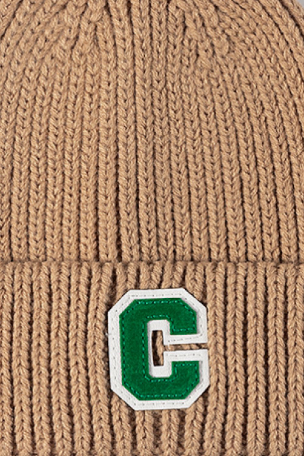 AHTC - Letter C Patch Cuffed Beanie