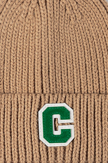 AHTC - Letter C Patch Cuffed Beanie