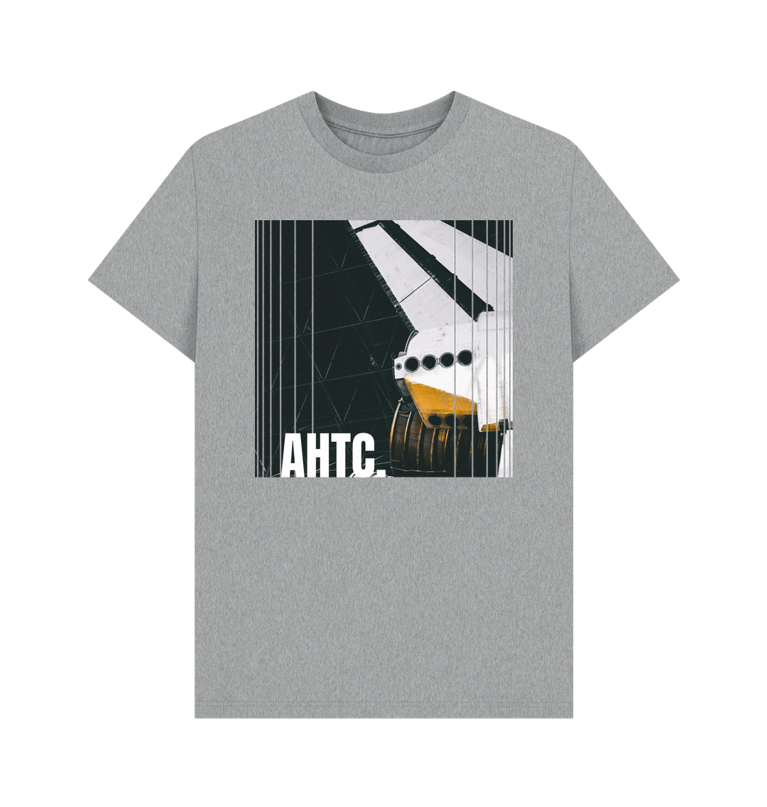 Athletic Grey Printed T-shirt