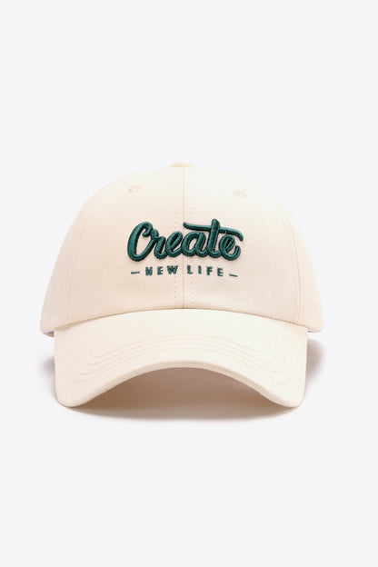 AHTC - CREATE NEW LIFE Adjustable Baseball Cap