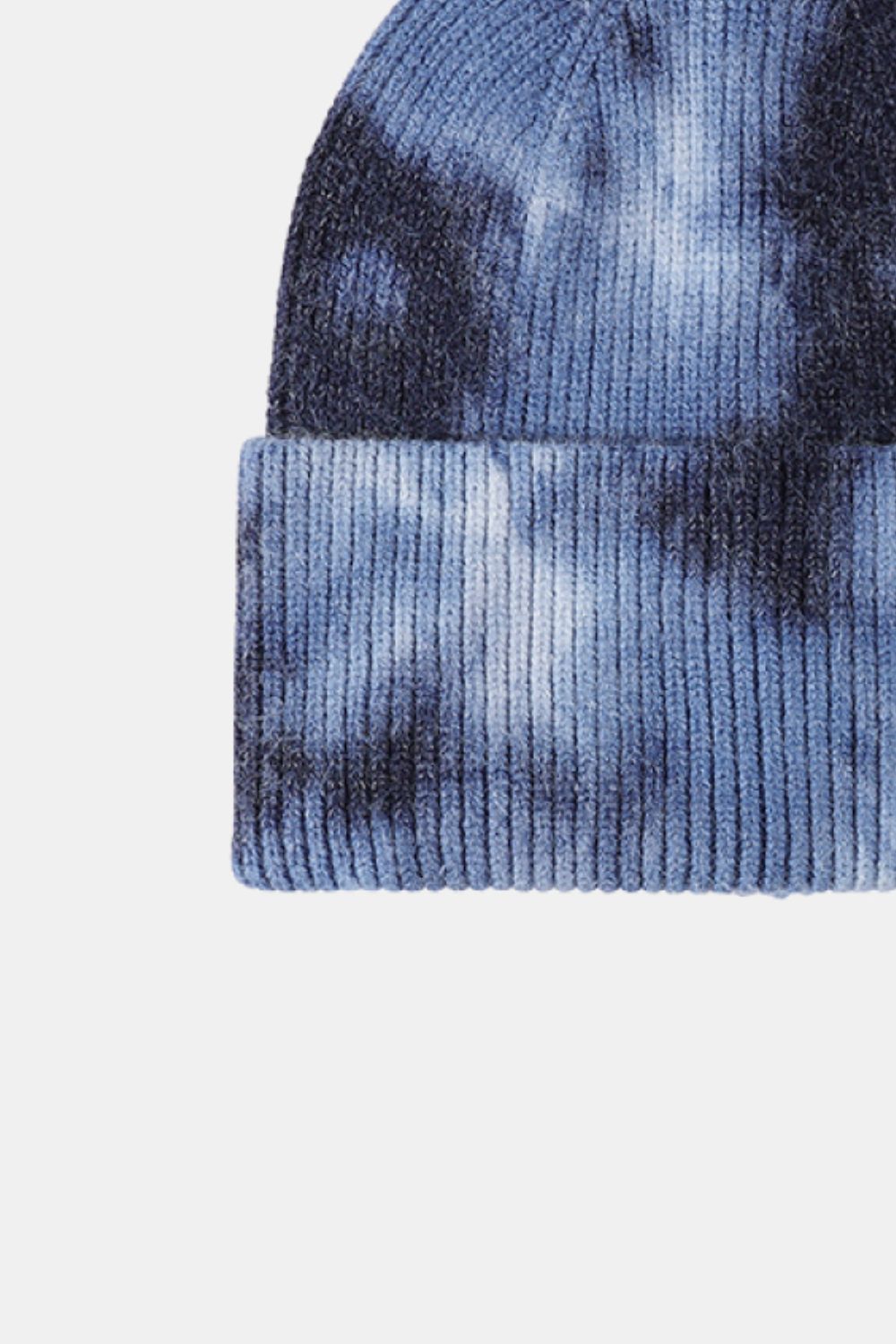 AHTC - Tie-Dye Cuffed Rib-Knit Beanie Hat