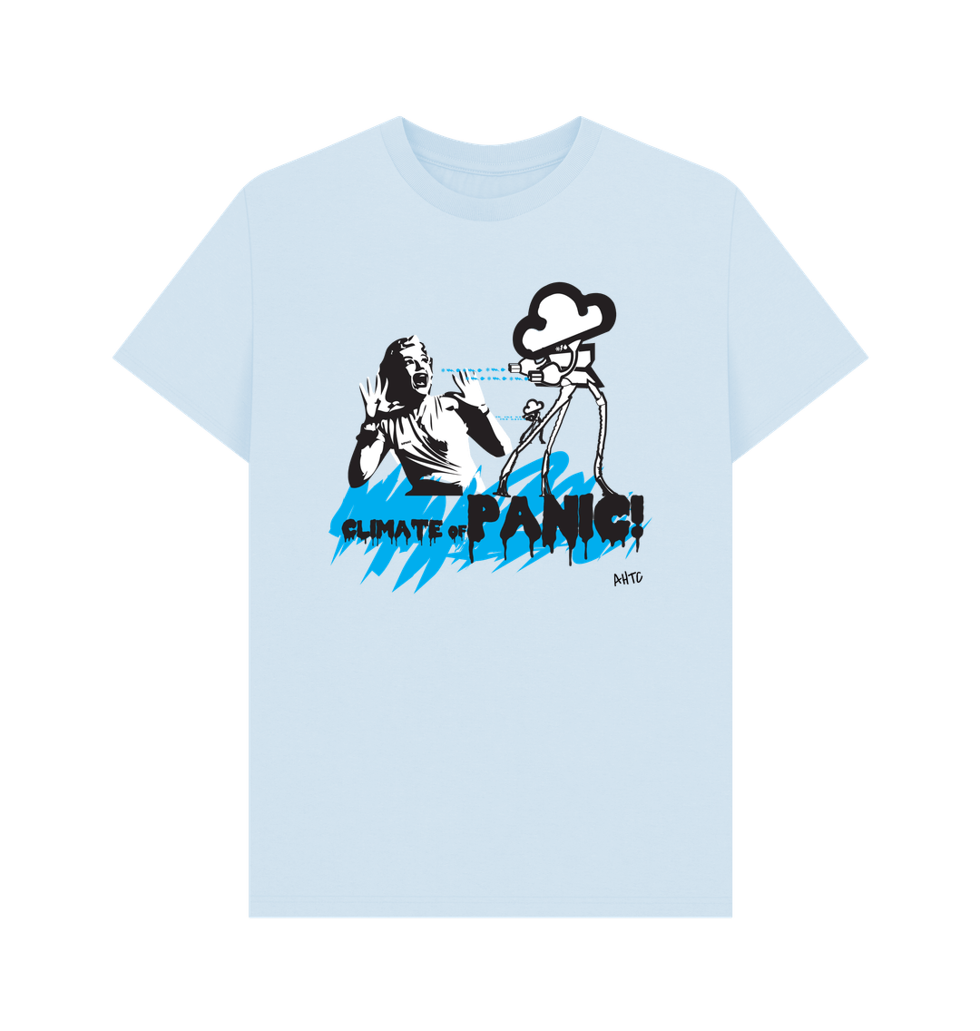 Sky Blue Printed T-shirt