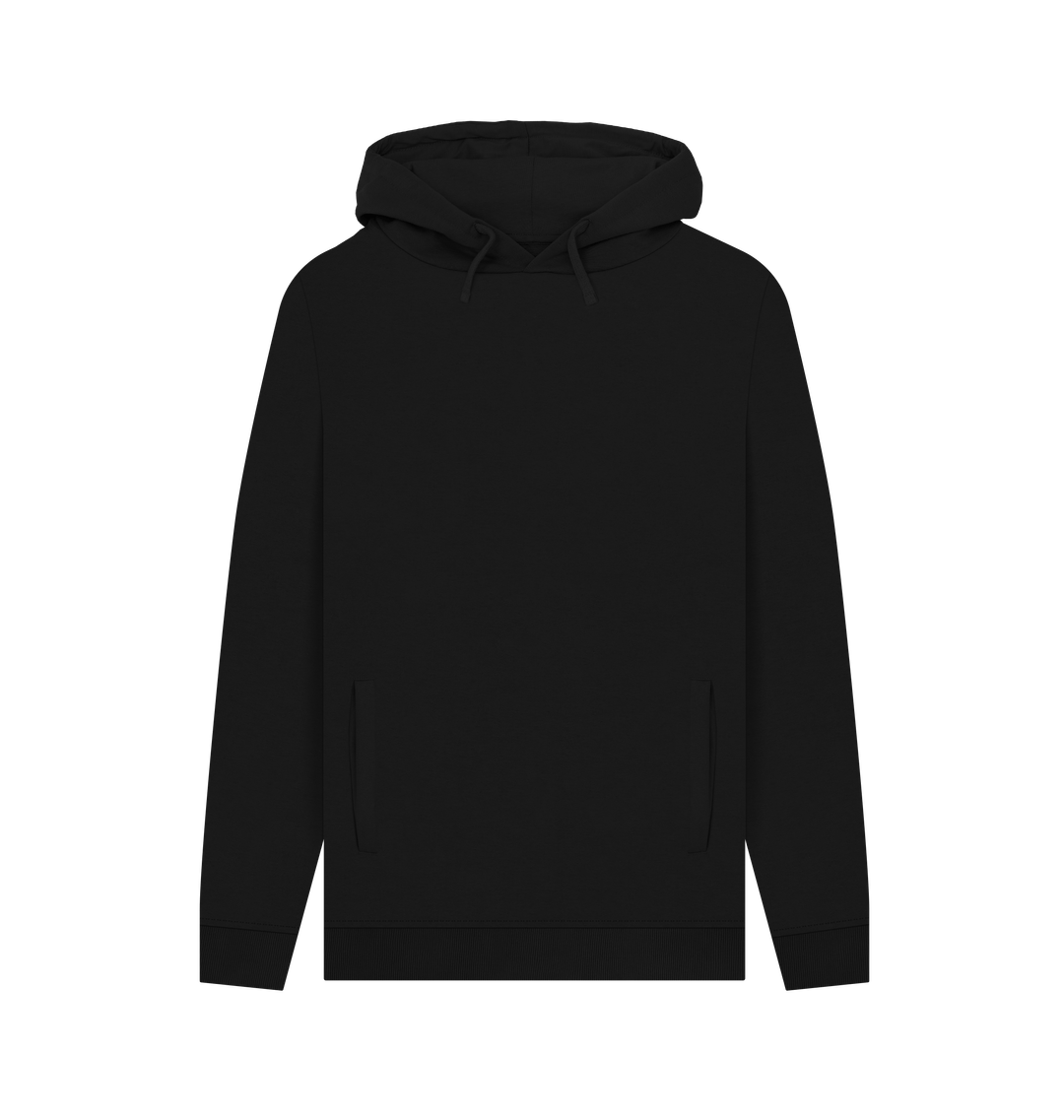 Black Printed Hoody