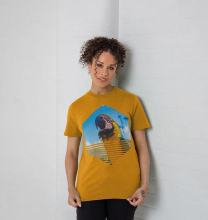 AHTC - Macaw Parrot 100% Organic Cotton T-Shirt